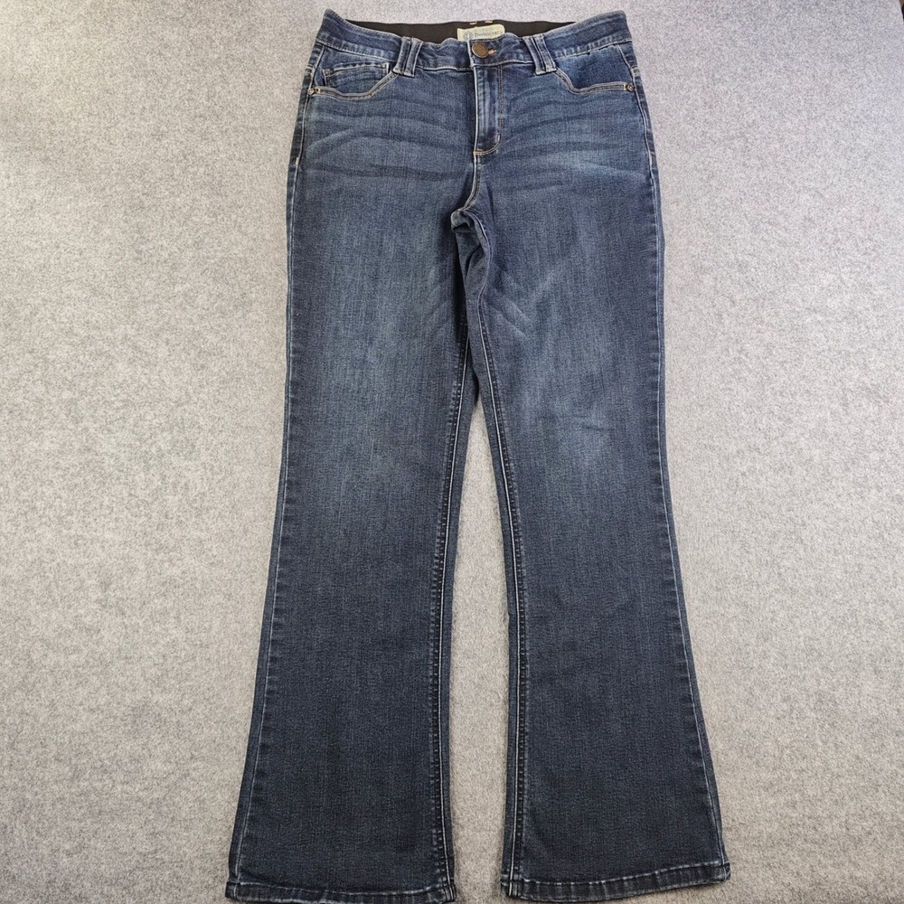 Democracy Ab Solution Bootcut Jeans Womens 10 Blue Denim Stretch Tummy Control